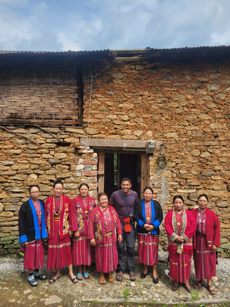 In chug valley with the SHG women running Damu's Heritage dine