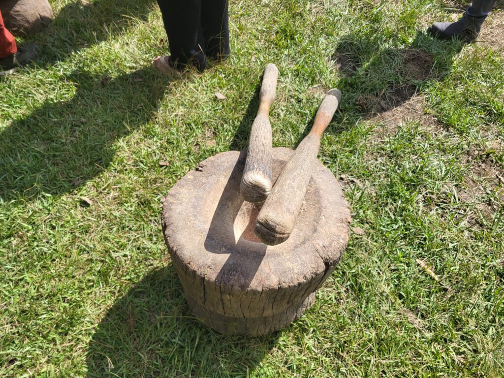 Traditional rice pounder in Chug Valley tales of Northeast