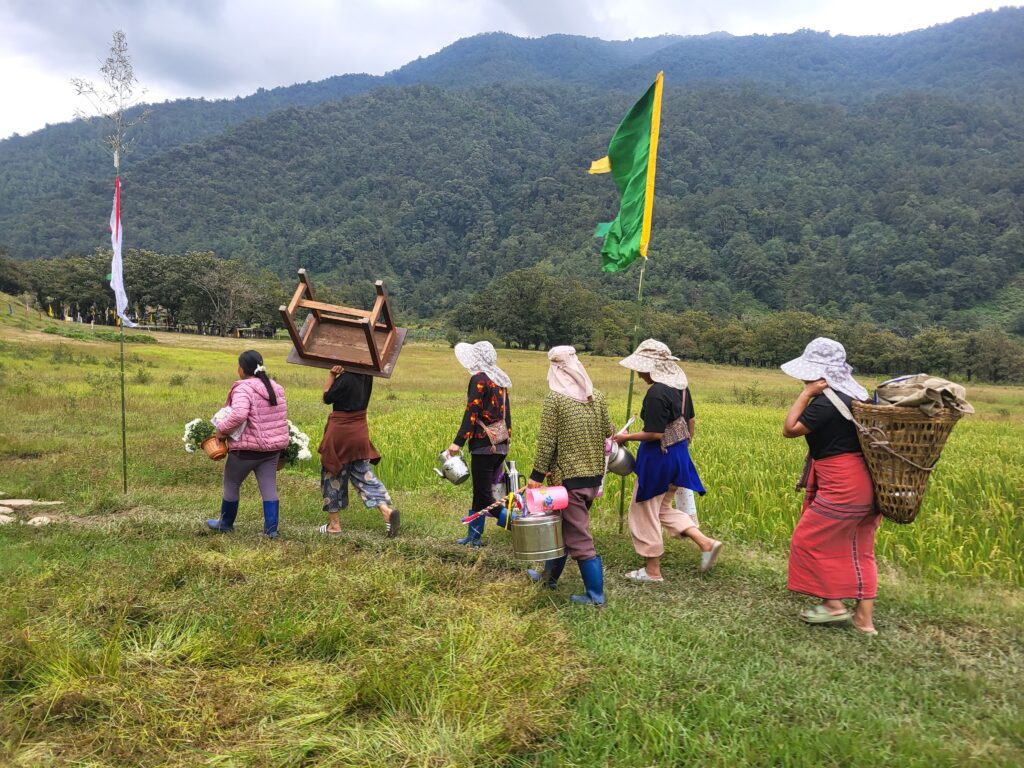 Villagers preparing for Duhumbi Heritage fair tales of Northeast