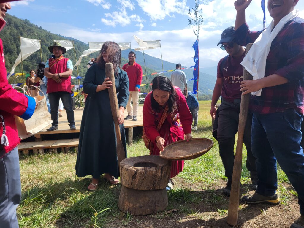 Visitors participating in Local games in Chug valley during Duhumbi Heritage fair tales of Northeast